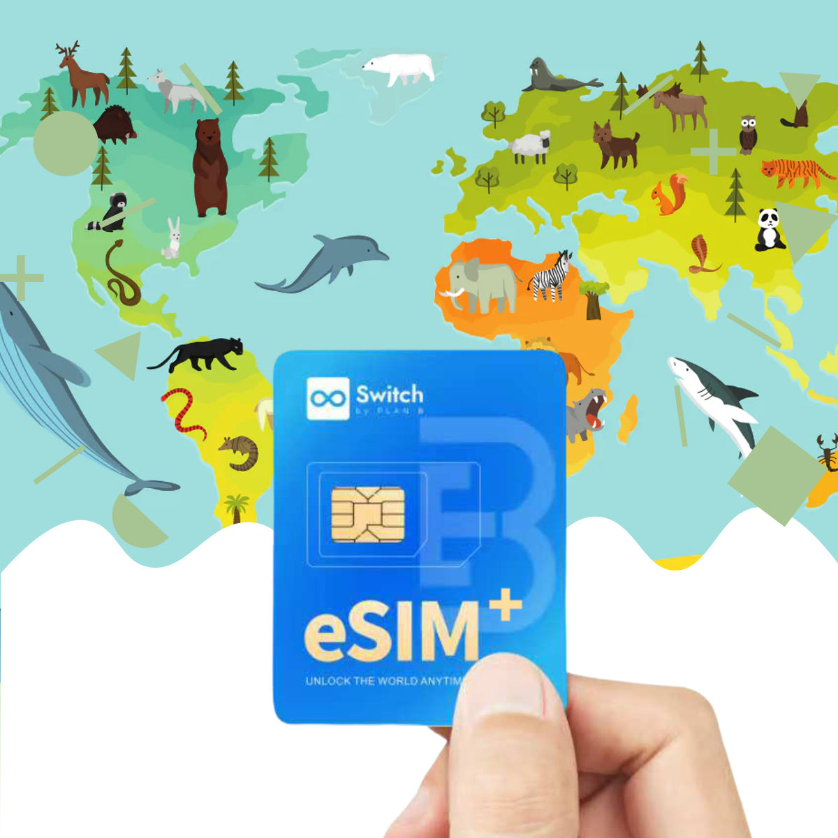 Switch eSIM Card Max with Pre-loaded Destination Data Plan (For iOS & Android)